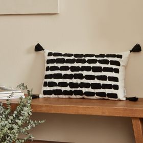 Karaca Home Siyah Sheri Dolgulu Kırlent