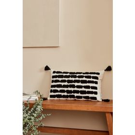 Karaca Home Siyah Sheri Dolgulu Kırlent