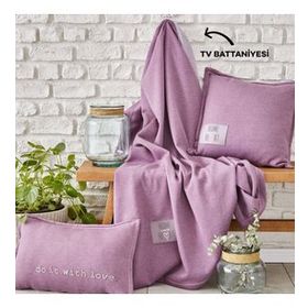 Karaca Home Softy Comfort Lila Tv Battaniyesi