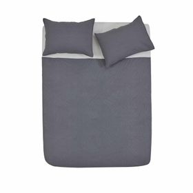 Karaca Home Sonnia Antrasit Çift Kişilik Yatak Örtüsü Seti