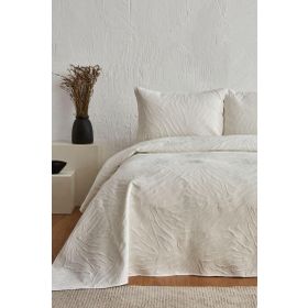 Karaca Home Sonnia Çift Kişilik Ekru Yatak Örtüsü Seti