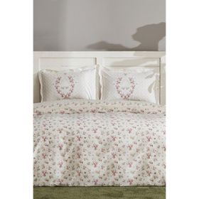 Karaca Home Sonya %100 Pamuk Bordo Çift Kişilik Nevresim Takımı