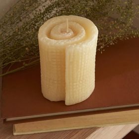 Karaca Home Spin Ekru 10 cm Mum
