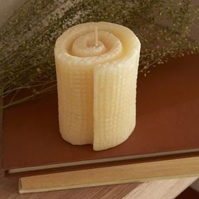 Karaca Home Spin Ekru 10 cm Mum