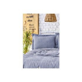 Karaca Home Stella Indigo Çift Kişilik Yatak Örtüsü Seti