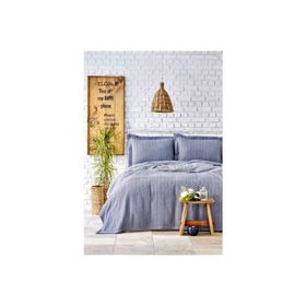 Karaca Home Stella Indigo Çift Kişilik Yatak Örtüsü Seti