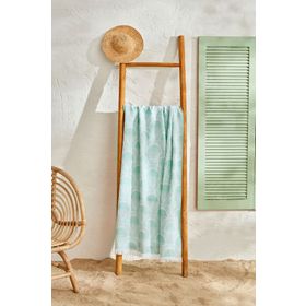Karaca Home Sunny Koyu Yeşil Plaj Havlusu