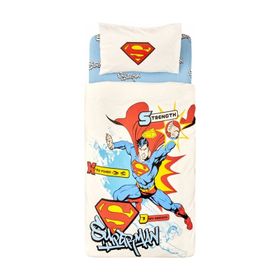 Karaca Home Superman Blue Power Tek Kişilik Pike Takımı