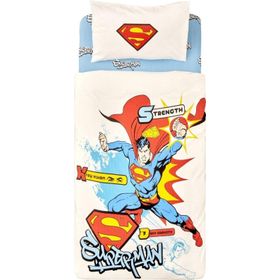 Karaca Home Superman Blue Power Tek Kişilik Pike Takımı