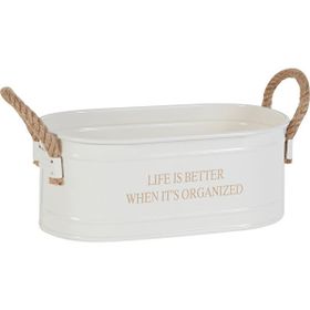 Karaca Home Sylvia Beyaz 28 cm Organizer