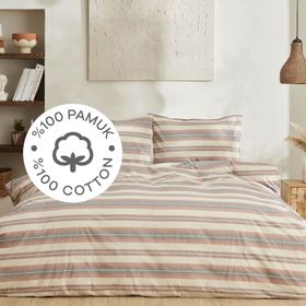 Karaca Home Tahara Terracotta Çift Kişilik Nevresim Takımı