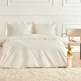 Karaca Home Talia Beyaz Nakışlı Çift Kişilik Nevresim Takımı