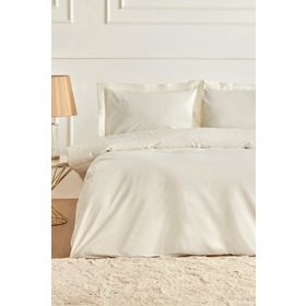 Karaca Home Talia Beyaz Nakışlı Çift Kişilik Nevresim Takımı