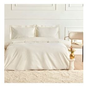 Karaca Home Talia Beyaz Nakışlı Çift Kişilik Nevresim Takımı