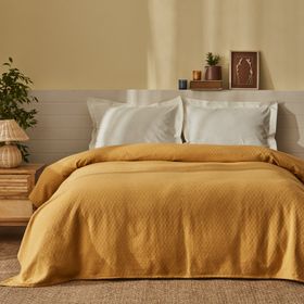 Karaca Home Tory Müslin 200x230 cm Sarı Çift Kişilik Pike