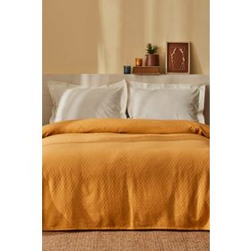 Karaca Home Tory Müslin 200x230 cm Sarı Çift Kişilik Pike