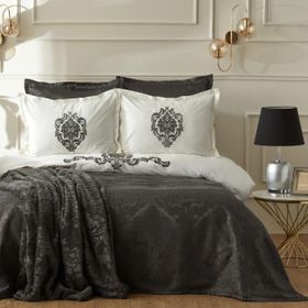 Karaca Home Tuğba Antrasit 8 Parça Private Çeyiz Seti
