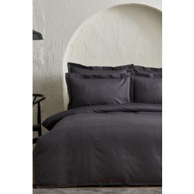 Karaca Home Uniq Antrasit %100 Pamuk Saten Çift Kişilik Nevresim Takımı