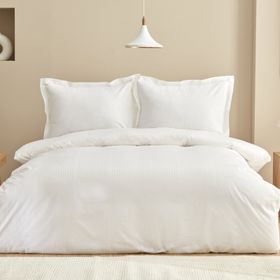 Karaca Home Uniq Beyaz %100 Pamuk Çift Kişilik Saten Nevresim Takımı