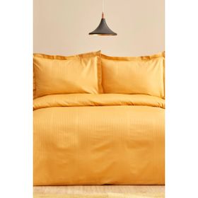 Karaca Home Uniq Hardal %100 Pamuk Çift Kişilik Saten Nevresim Takımı