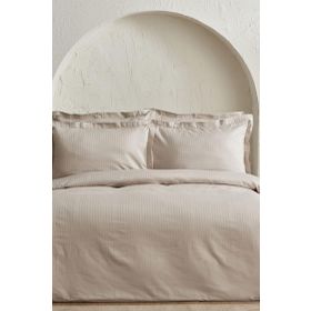 Karaca Home Uniq Taş %100 Pamuk Saten Çift Kişilik Nevresim Takımı