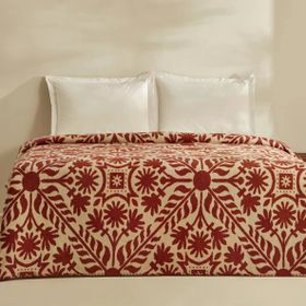 Karaca Home Velma Terracota Çift Kişilik Pamuklu Battaniye
