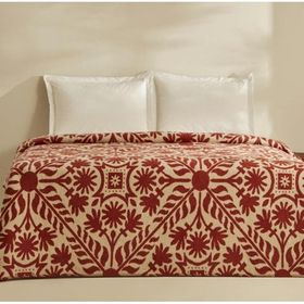 Karaca Home Velma Terracota Çift Kişilik Pamuklu Battaniye
