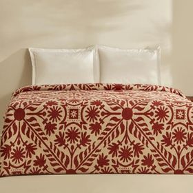 Karaca Home Velma Terracota Çift Kişilik Pamuklu Battaniye