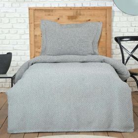Karaca Home Vera Lacivert Tek Kişilik Yatak Örtüsü Set