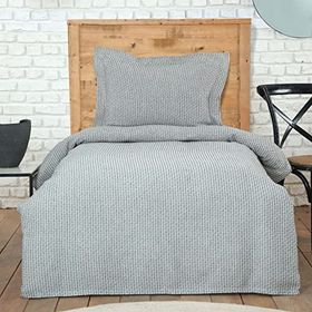 Karaca Home Vera Lacivert Tek Kişilik Yatak Örtüsü Set