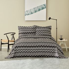 Karaca Home Wave Çift Kişilik Black Yatak Örtüsü