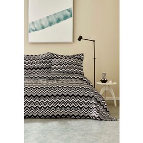 Karaca Home Wave Çift Kişilik Black Yatak Örtüsü