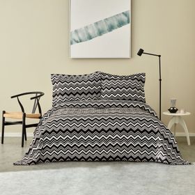 Karaca Home Wave Çift Kişilik Black Yatak Örtüsü