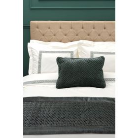 Karaca Home White Col Bruce Petrol Yatak Runner Set