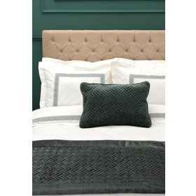 Karaca Home White Col Bruce Petrol Yatak Runner Set