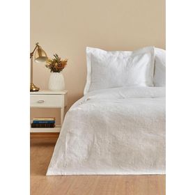 Karaca Home White Coll Verda Çift Kişilik Yatak Örtüsü
