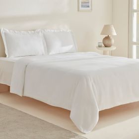 Karaca Home White Collection Felves %100 Pamuk Beyaz Çift Kişilik Nevresim Takımı