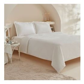 Karaca Home White Collection Ina Percale Beyaz Çift Kişilik Nevresim Takımı