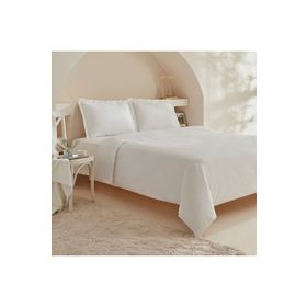 Karaca Home White Collection Ina Percale Beyaz Çift Kişilik Nevresim Takımı