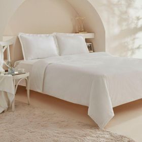 Karaca Home White Collection Ina Percale Beyaz Çift Kişilik Nevresim Takımı