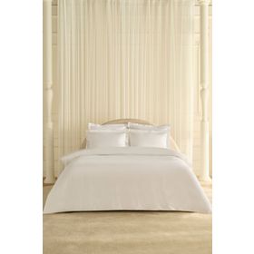 Karaca Home White Collection Ina Percale Beyaz Çift Kişilik Nevresim Takımı