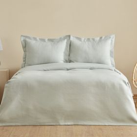 Karaca Home White Collection Renessa Adaçayı Çift Kişilik Yatak Örtüsü
