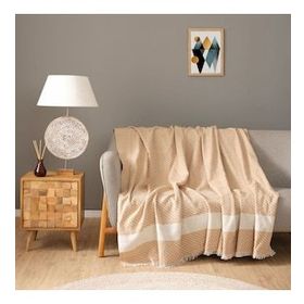Karaca Home Wilma Bej 170x210 cm Koltuk Örtüsü