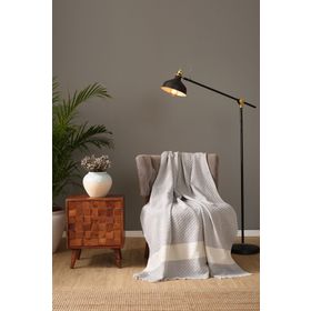 Karaca Home Wilma Gri Throw 130x170 cm Battaniye