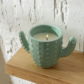 Karaca Home Yeşil Cactus Mumluk