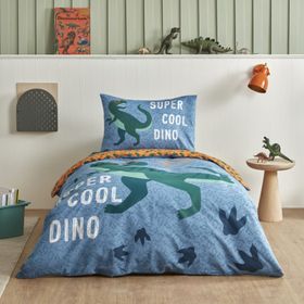 Karaca Home Young Cool Dino %100 Pamuk Yeşil Tek Kişilik Nevresim Takımı
