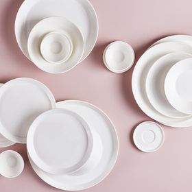 Karaca Hussein Chalayan Digital 6 Parça Tek Kişilik Fine Pearl Yemek Takımı