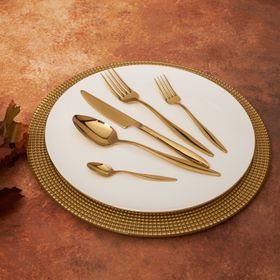 Karaca Ilıca Gold 6 Kişilik 30 Parça Çatal Kaşık Bıçak Takımı