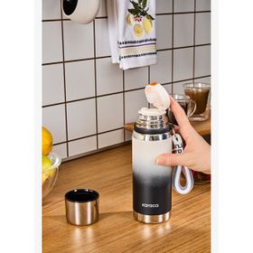 Karaca Inoxis Siyah 550 ml Çelik Sızdırmaz Termos