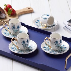 Karaca İznik 6 Kişilik 80 ml Kahve Fincan Takımı